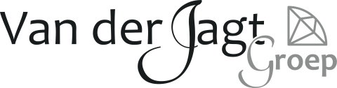 logo van der jagt transparant - zwart grijs