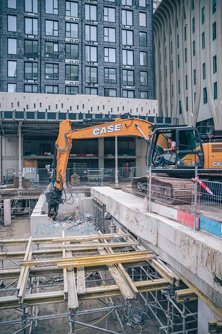 Slopen met de Case CX210D